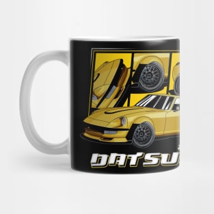 Yellow Datsun 280z Widebody JDM Mug